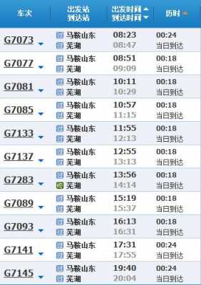 邯郸到芜湖高铁时刻表（邯郸到芜湖有直达火车吗）
