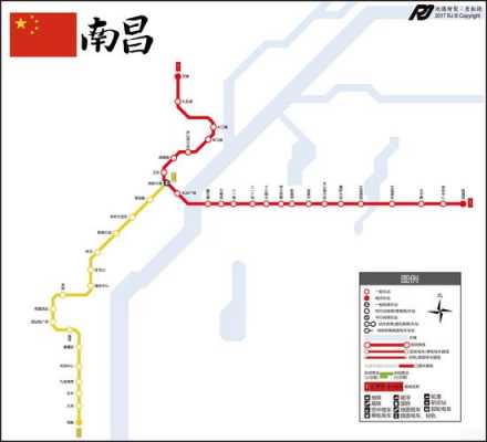南昌的地铁总共有几条线路？南昌火车站到麻丘