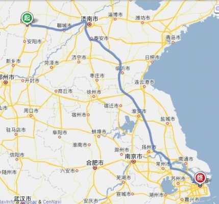 邯郸到上海自驾途径（邯郸到上海路程）