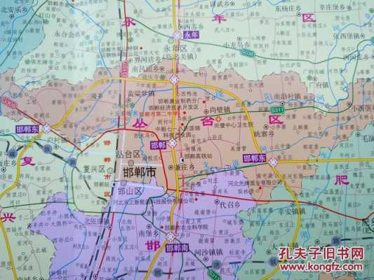 唐山邯郸地图（唐山邯郸地图全图）